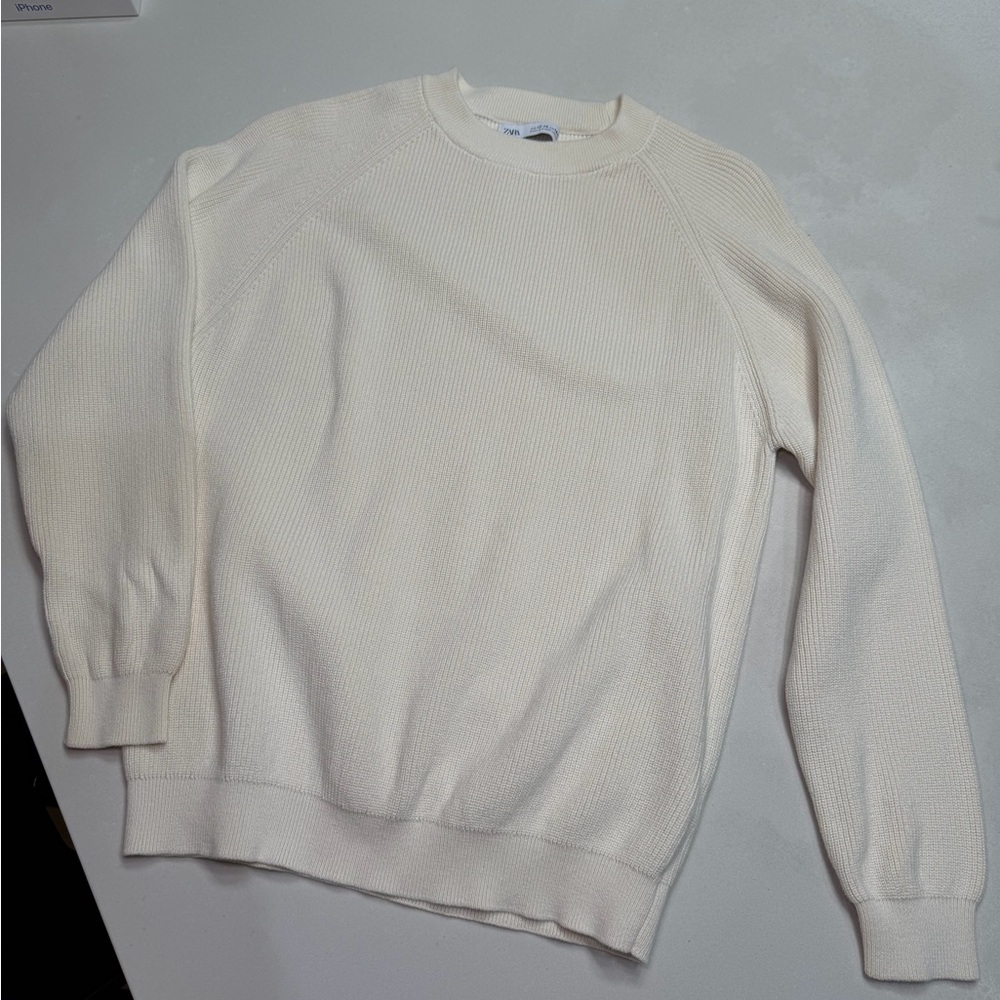Boy’s size 13-14 Cream Sweater